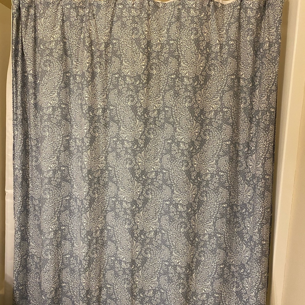 Powder Blue shower curtain